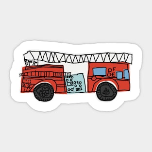 Firetruck Sticker